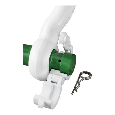 P-5365 - Green Pin Shackle, Release ROV Shackle (grade 8) With Locking Clamp
