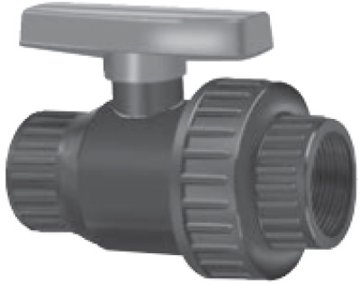 SINGLE UNION POLY BALL VALVES FEMALE NPT THREAD X FEMALE NPT THREAD by PT Coupling