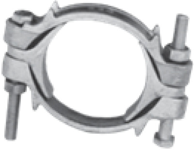 BOLT TYPE CLAMPS MALLEABLE IRON, ZINC PLATED,WITH LOOSE TONGUES by PT Coupling