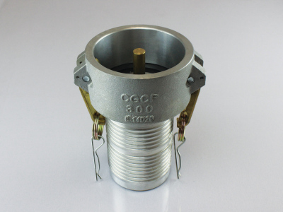 Type C Female Coupler x Hose Shank - Crimp Fitting Cam and Groove Couplings - Vapor Recovery by Jason Industrial