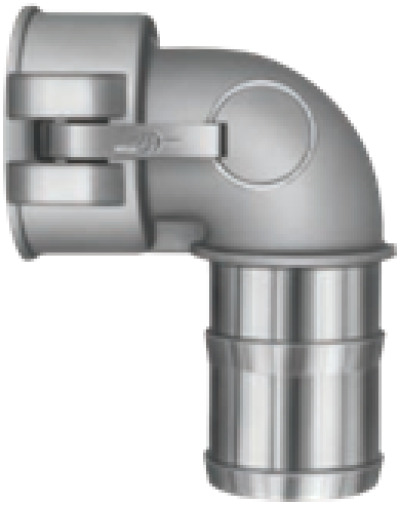 CL COUPLER X HOSE SHANK 90 DEGREE by PT Coupling