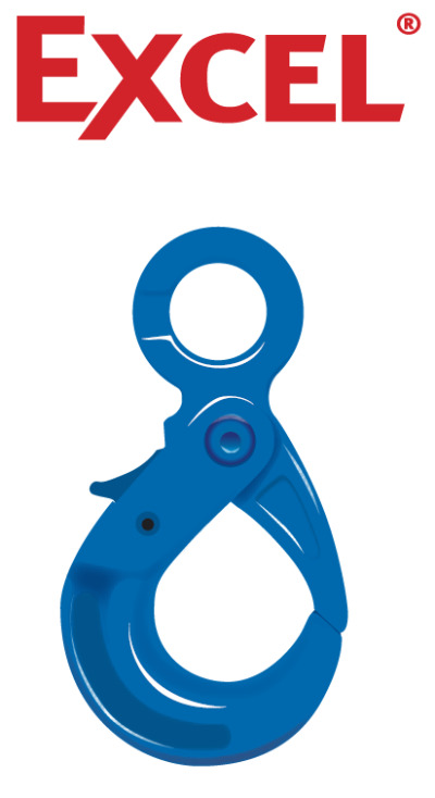 UXLO - Green Pin Eye Self Locking Hook E, Grade 10