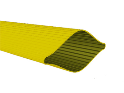 YFAH AIR HOSE Yellow Lay flat Air Hose 200-300PSI by Paragon