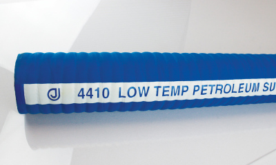 4410 BLUE LOW TEMP PETROLEUM SUCTION HOSE - CORRUGATED 150 PSI by Jason Industrial