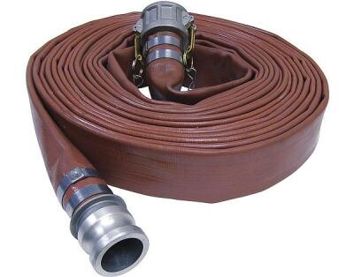 BRFW WATER HOSES Brown HD layfalt water Hose Crimped C&E by Paragon