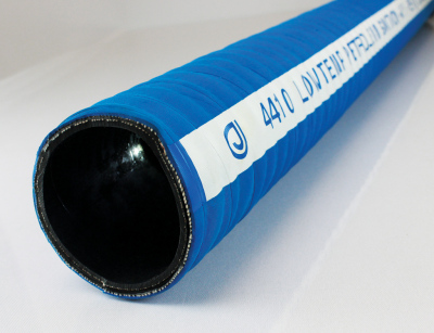 4410 BLUE LOW TEMP PETROLEUM SUCTION HOSE - CORRUGATED 150 PSI by Jason Industrial