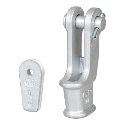 G-6413 - Green Pin Open Wedge Socket CP With Cotter Pin