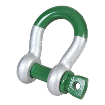 G-5261 - Green Pin Super Bow Shackle SC, grade 8 With Screw Pin