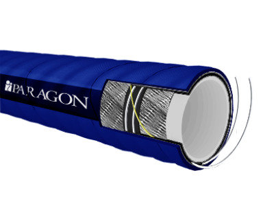 CUCS-250 UHMWPE CHEMICAL Suction & Delivery HOSE 250PSI Blue or Green Corrugated by Paragon