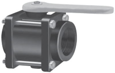 BOLTED POLY BALL VALVES FEMALE NPT THREAD X FEMALE NPT THREAD by PT Coupling