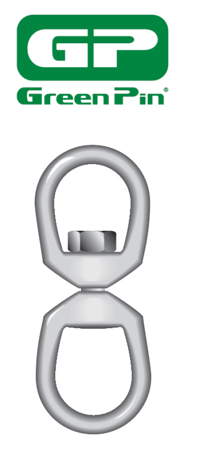G-7713 - Green Pin EE Swivel, Swivel with eye-eye end-fittings