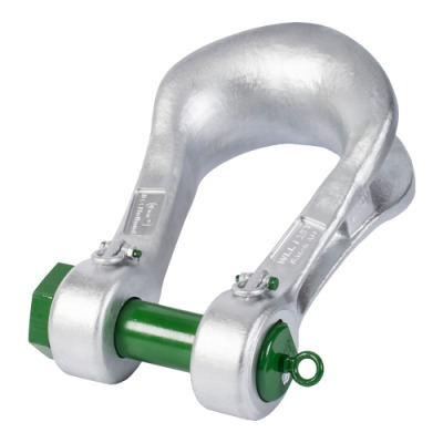 P-6043 - Green Pin Shackle BN, High Load Capacity grade 8 Shackle With Safety Bolt