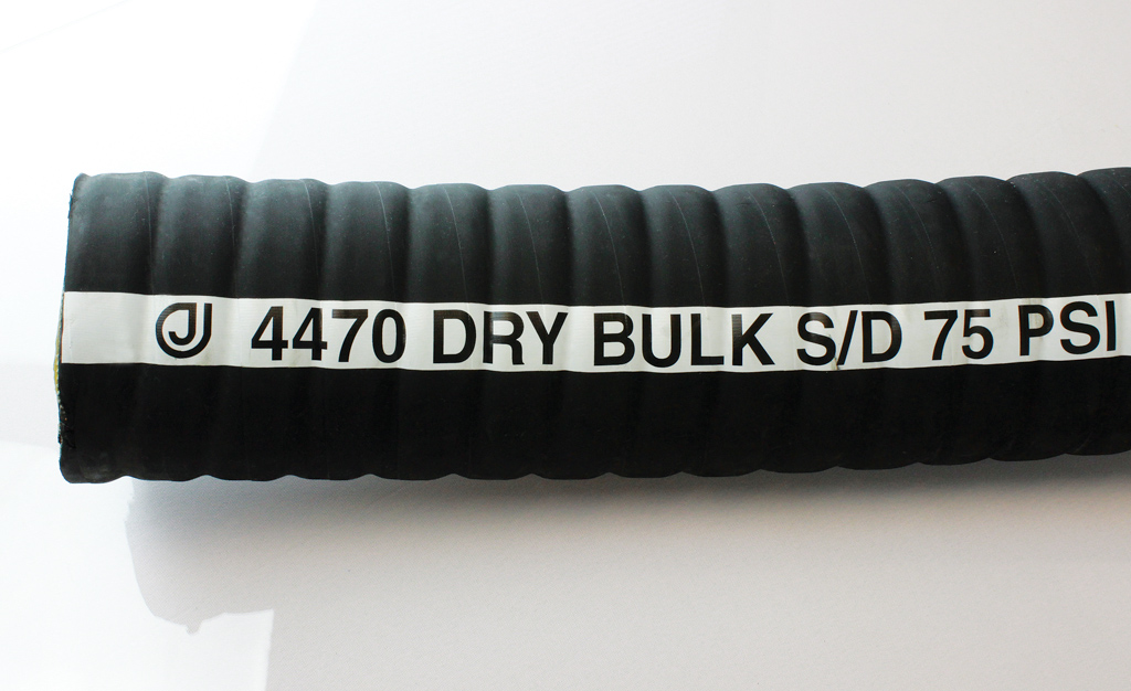 Black 100 Length 3.11 OD Jason Industrial 4470-0250-100 2-1/2 ID Bulk Material Suction Hose 75 Psi 